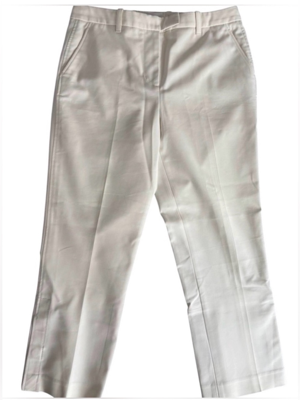 3.1 Phillip Lim Ivory Cotton Blend Pants Size 8 - Picture 2 of 9